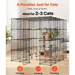 VEVOR Cat Cage 4-Tier 55