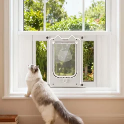 VEVOR Cat Door for Window, Adjustable to Fit Window Width 23