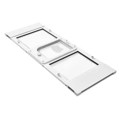 VEVOR Cat Door for Window, Adjustable to Fit Window Width 35