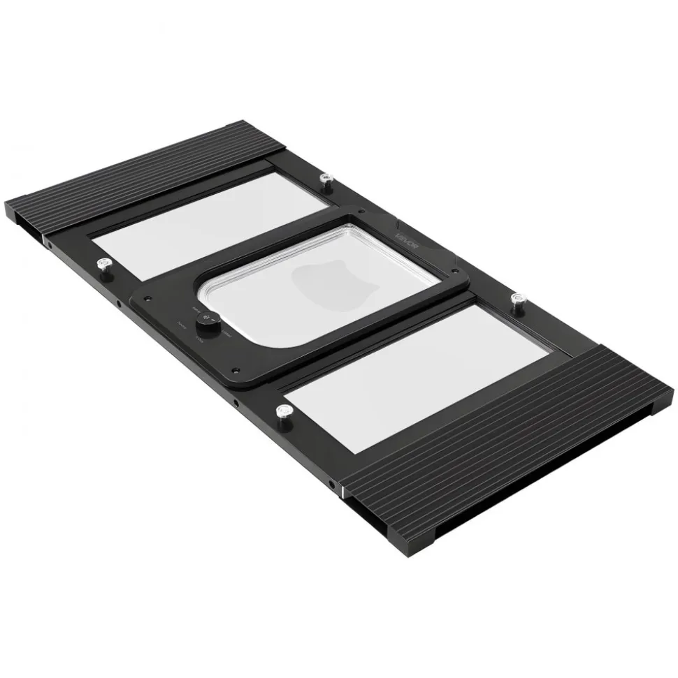 VEVOR Cat Door for Window, Adjustable to Fit Window Width 27"-32", 4 Secure Lock Modes, Aluminum Frame and High-Transparency Glass, Magnetic Closure, Weatherproof Quick-Fit Pet Door for Cats, Black
