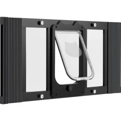 VEVOR Cat Door for Window, Adjustable to Fit Window Width 27