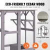 VEVOR Cat House Outdoor, 7-Tier Large Catio, Cat Enclosure with 5 Platforms, 2 Resting Boxes & Large Front Door, 71.2 x 34.6 x 66.5 inch