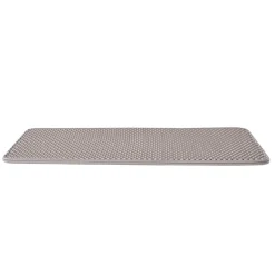 VEVOR Cat Litter Mat, 24 x 15 in, Double-Layer Litter Box Mat, Non-Slip & Urine-Proof Litter-Trapping Mats for Indoor Cats, Honeycomb Design, Soft on Paws, Washable Large Kitty Mats for Floor