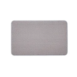 VEVOR Cat Litter Mat, 24 x 15 in, Double-Layer Litter Box Mat, Non-Slip & Urine-Proof Litter-Trapping Mats for Indoor Cats, Honeycomb Design, Soft on Paws, Washable Large Kitty Mats for Floor