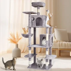 VEVOR Cat Tree for Indoor Cats, 68.5