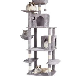 VEVOR Cat Tree for Indoor Cats, 68.5