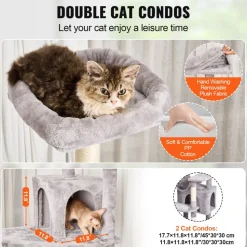 VEVOR Cat Tree for Indoor Cats, 72