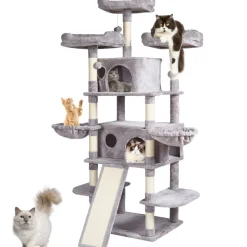 VEVOR Cat Tree for Indoor Cats, 68.5