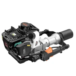 VEVOR 37.77cc Gas-Powered T Post Driver, 4-Stroke Engine Gasoline Fence Piling Pounder, with 2 Post Driving Head(55/70 mm) , 1000W Portable Piledriver For Farm, Ranch Fencing, Road Improvements