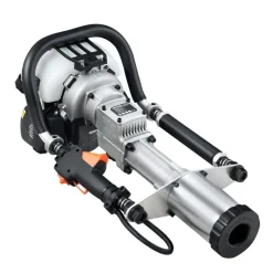 VEVOR 37.77cc Gas-Powered T Post Driver, 4-Stroke Engine Gasoline Fence Piling Pounder, with 3 Post Driving Head(45/55/88 mm) , 1000W Portable Piledriver For Farm, Ranch Fencing, Road Improvements