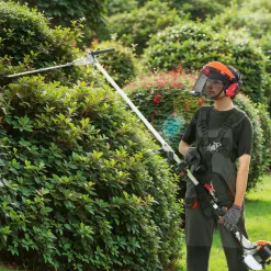 VEVOR 26CC 5-in-1 Multi-Functional Trimming Tools, Gas Hedge Trimmer, Weed Eater, String Trimmer, Edger, Pole Saw Chainsaw Pruner with Extension Pole