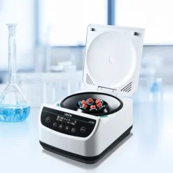 VEVOR Centrifuge Machine, 100-2100xg RCF Electric Laboratory Centrifuge Machine with 1 Rotor for 2/5/10/15/50ml Tube Capacity, Low Speed 500-4000rpm with Timer, Widely Used in Various Experiments