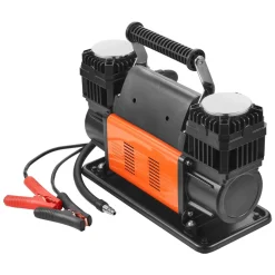 VEVOR 10.6 CFM Heavy Duty Air Compressor, 30s Fast Inflation | Dual-Cylinder Portable Tire Inflator, 12V 150PSI Offroad Air Pump with Adapters for Trucks Car SUV 4 x 4 Vehicle RV