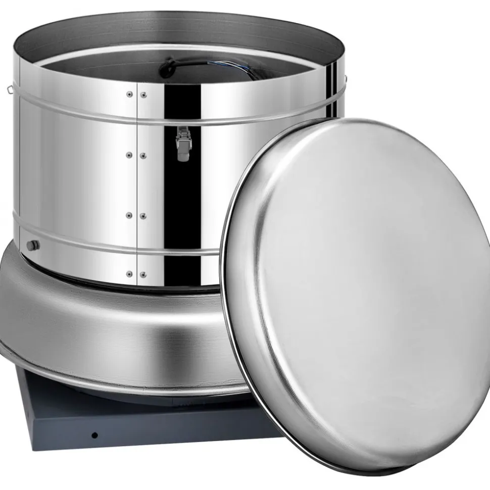 VEVOR 2400 CFM Roof Fan Up-blast Restaurant Exhaust Fan High Speed Direct Drive Up-blast Exhaust Fan 250W