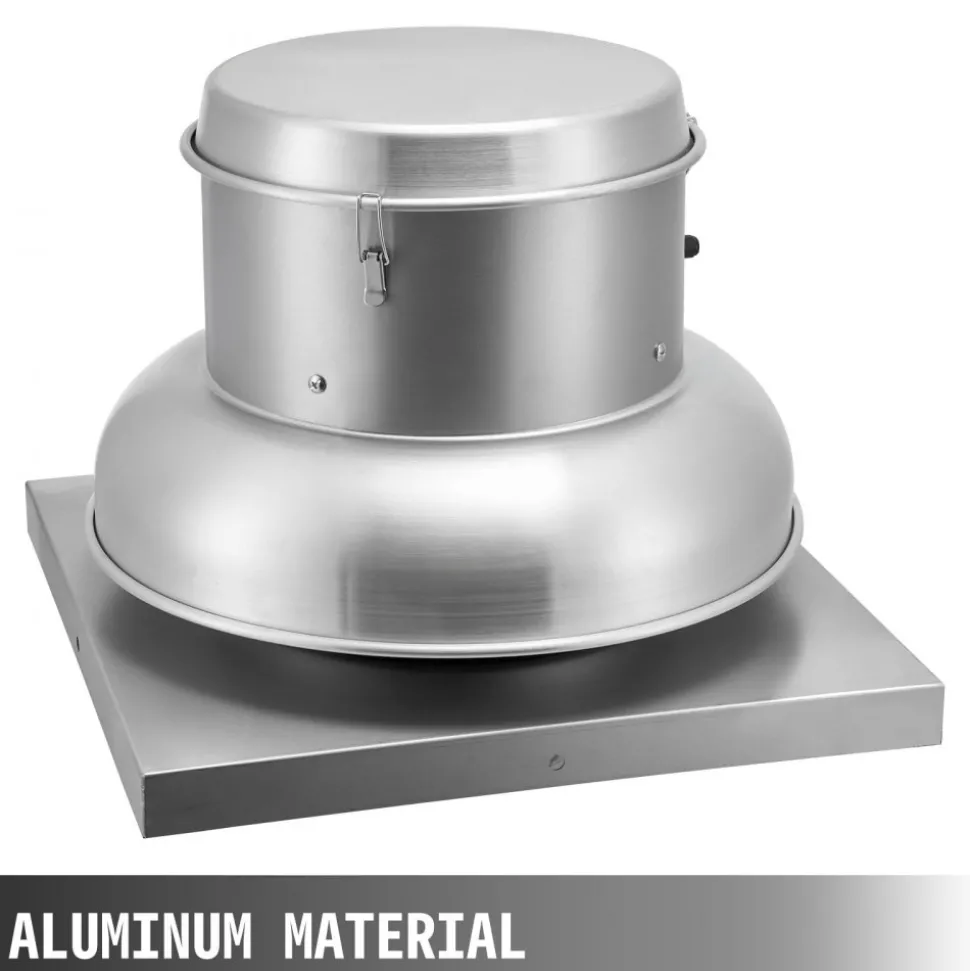 VEVOR 2400 CFM Roof Fan Up-blast Restaurant Exhaust Fan High Speed Direct Drive Up-blast Exhaust Fan 250W