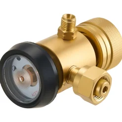 VEVOR CGA200 Acetylene Regulator for Small MC Tanks, AR-MC Air Acetylene Regulator Gauge with 3/8