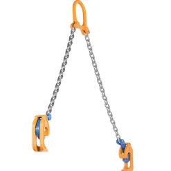 VEVOR Chain Drum Lifter, G80 Drum Lifting Chain Sling with Thickened Security Hook, 2000LBS Capacity, 1.6ft Long Sturdy Drums Handling Equipment, Carbon Steel Barrel Lifter for Plastic & Metal Drums