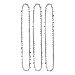 VEVOR Chainsaw Chain 3 Pack 20 Inch 0.325" Pitch 0.058" Gauge 76 Drive Link, Fits VEVOR CN-58G / CN-62G Gas Chainsaw, Forged Alloy Steel, Replacement Saw Chains with Sharp Cutter Teeth & Tie Straps