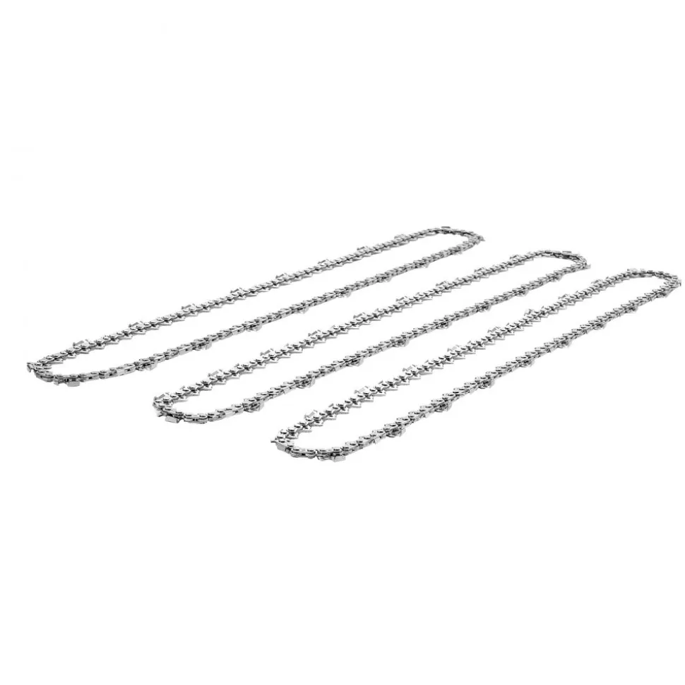 VEVOR Chainsaw Chain 3 Pack 20 Inch 0.325" Pitch 0.058" Gauge 76 Drive Link, Fits VEVOR CN-58G / CN-62G Gas Chainsaw, Forged Alloy Steel, Replacement Saw Chains with Sharp Cutter Teeth & Tie Straps