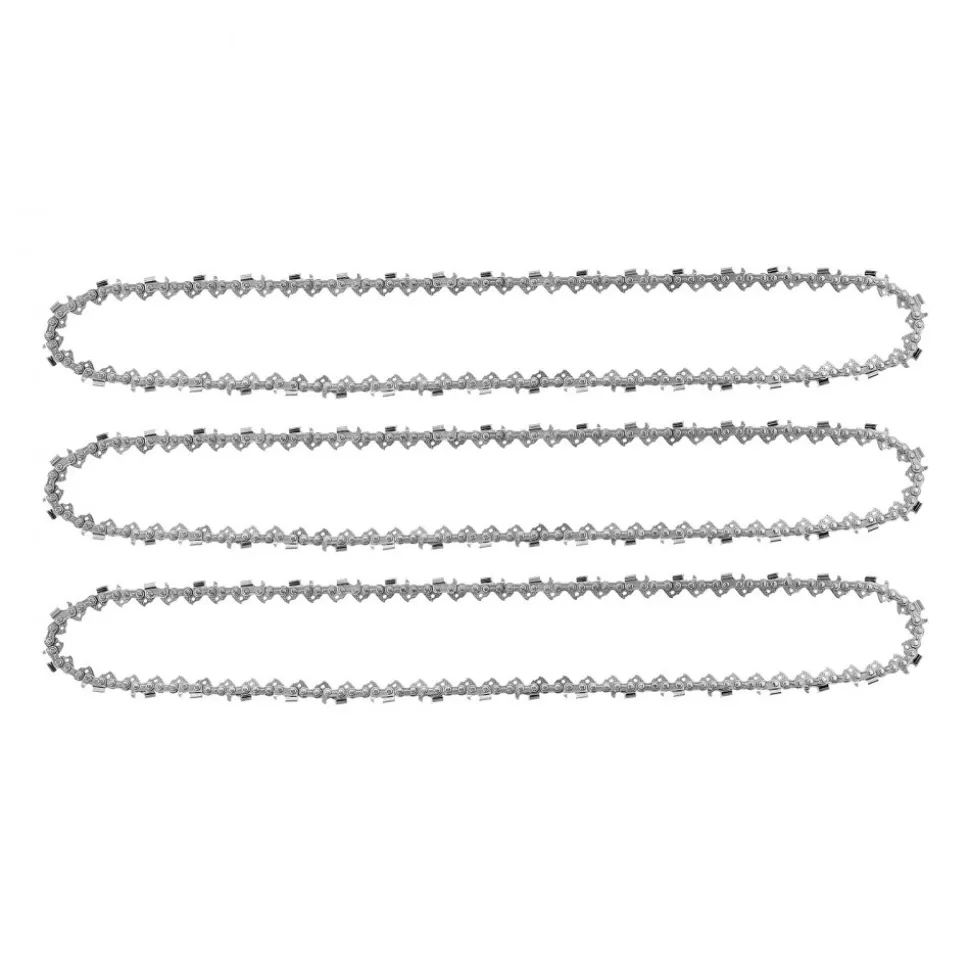 VEVOR Chainsaw Chain 3 Pack 20 Inch 0.325" Pitch 0.058" Gauge 76 Drive Link, Fits VEVOR CN-58G / CN-62G Gas Chainsaw, Forged Alloy Steel, Replacement Saw Chains with Sharp Cutter Teeth & Tie Straps