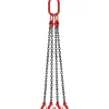 VEVOR Chain Sling, 5/16 inch x 5 ft Lifting Chains with Hooks, G80 Engine Chain Hoist Lifts, 11000 lbs/5 Ton Capacity Lifting Sling Chains for Engine Hoist, Engine Lift Chain with 4 Leg Grab Hooks