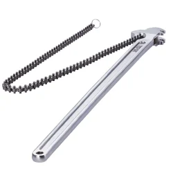 VEVOR Chain Wrench, 48 inch Chain Pipe Wrench, 13.4 inch Diameter Capacity, CRV Reversible Pipe Fitting Tool Wrench with High Strength Jaw and Ergonomic Handle, for Pipe Installation and Car Repair