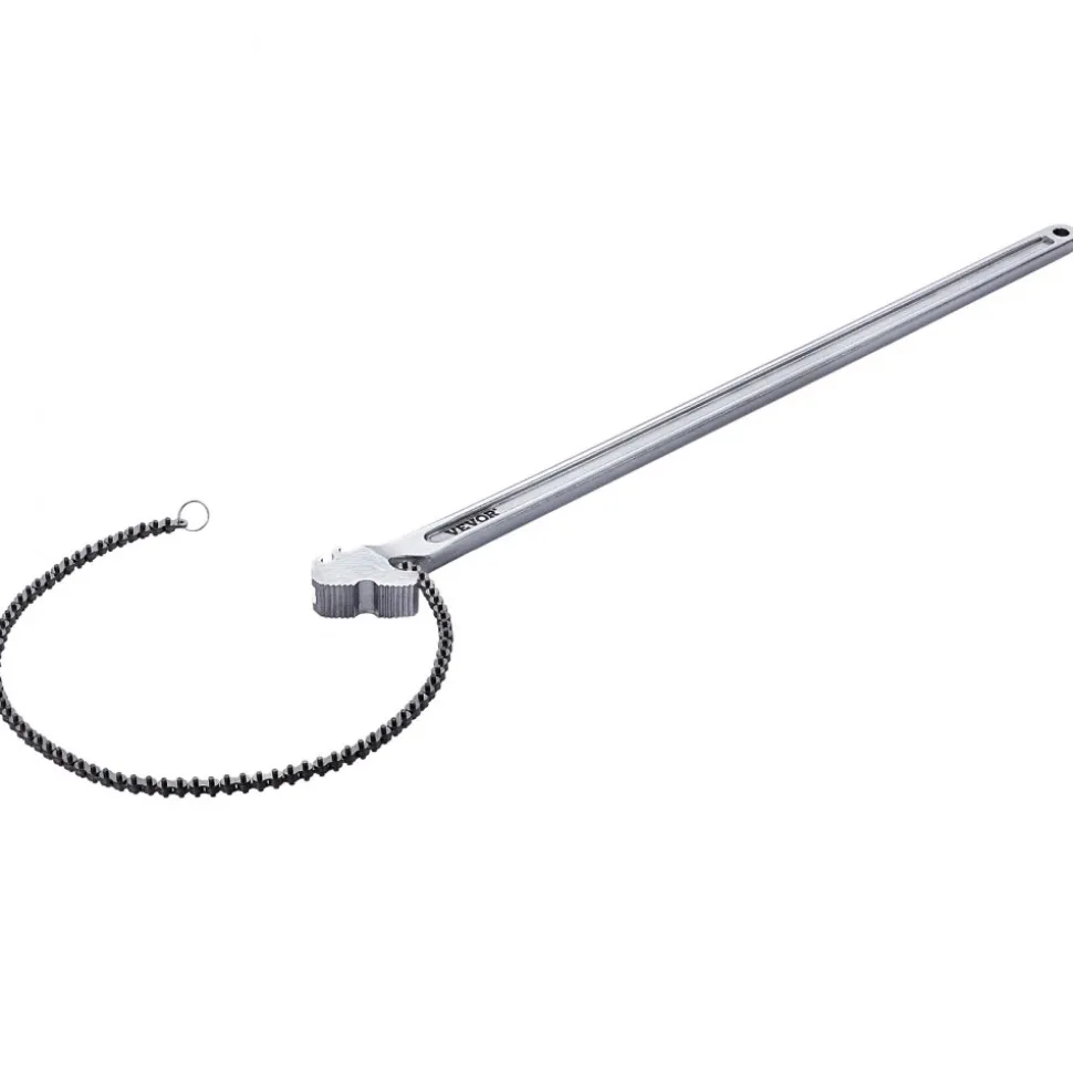 VEVOR Chain Wrench, 48 inch Chain Pipe Wrench, 13.4 inch Diameter Capacity, CRV Reversible Pipe Fitting Tool Wrench with High Strength Jaw and Ergonomic Handle, for Pipe Installation and Car Repair