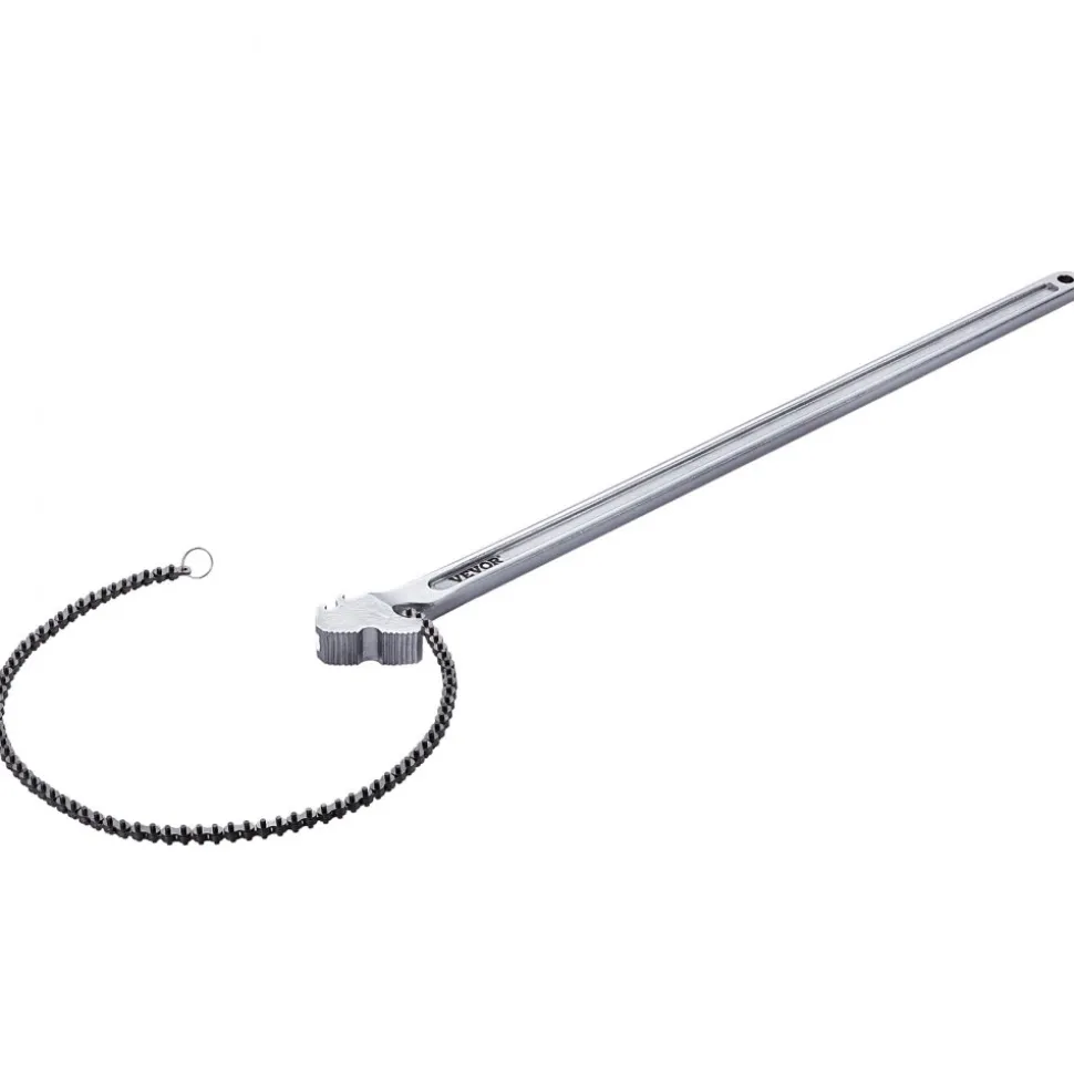 VEVOR Chain Wrench, 48 inch Chain Pipe Wrench, 13.4 inch Diameter Capacity, CRV Reversible Pipe Fitting Tool Wrench with High Strength Jaw and Ergonomic Handle, for Pipe Installation and Car Repair