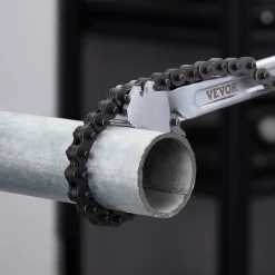 VEVOR Chain Wrench, 48 inch Chain Pipe Wrench, 13.4 inch Diameter Capacity, CRV Reversible Pipe Fitting Tool Wrench with High Strength Jaw and Ergonomic Handle, for Pipe Installation and Car Repair