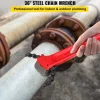 VEVOR Chain Wrench Pipe 36inch,Heavy Duty Oil Filter Chain Wrench Capacity 4-1/2 to 7-1/2inch ,Chain Wrench 30inch (760 mm) Chain Length Plumbing Pipe Tool