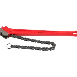 VEVOR Chain Wrench Pipe 36inch,Heavy Duty Oil Filter Chain Wrench Capacity 4-1/2 to 7-1/2inch ,Chain Wrench 30inch (760 mm) Chain Length Plumbing Pipe Tool