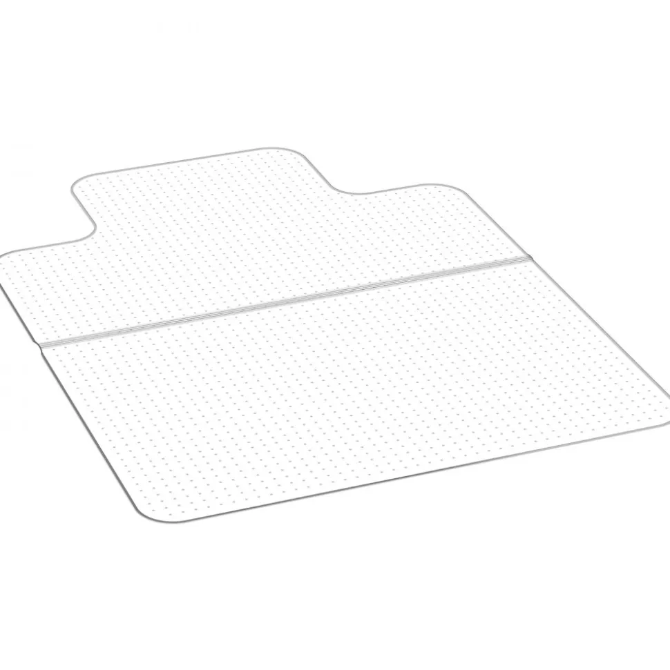VEVOR Chair Mat with Lip, 36 x 48-inch Office Chair Mat for Low Pile Carpeted Floors, Plastic Floor Protector Rug with Studded, Non-Slip & Easy to Clean, Smooth Glide Under Desk Rug for Home Office