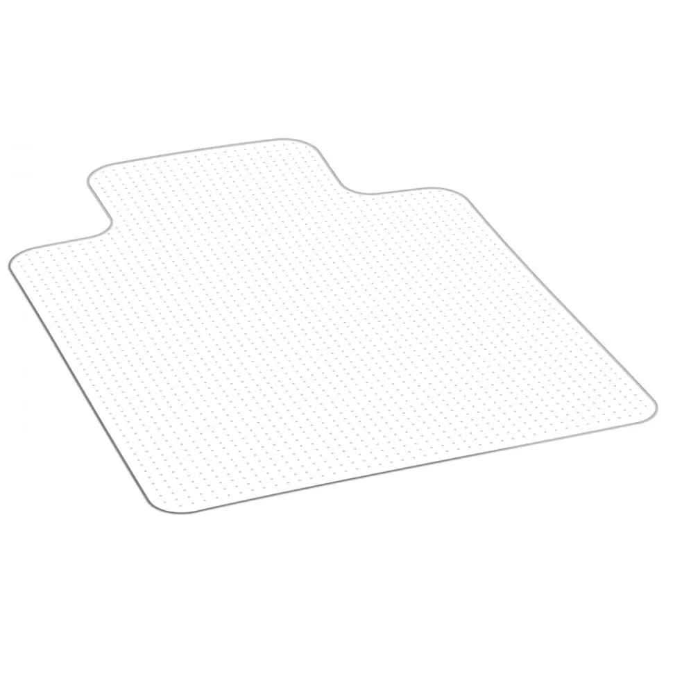 VEVOR Chair Mat with Lip, 36 x 48-inch Office Chair Mat for Low Pile Carpeted Floors, Clear Floor Protector Rug with Studded, Non-Slip & Easy to Clean, Smooth Glide Under Desk Rug for Home Office