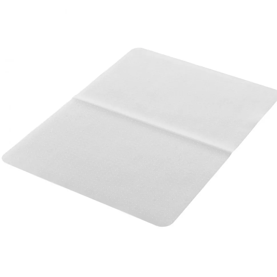 VEVOR Chair Mat, 60 x 46-inch Office Chair Mat for Low Pile Carpeted Floors, Clear Floor Protector Rug with Studded, Non-Slip & Easy to Clean, Smooth Glide Under Desk Rug for Home Office (Rectangular)
