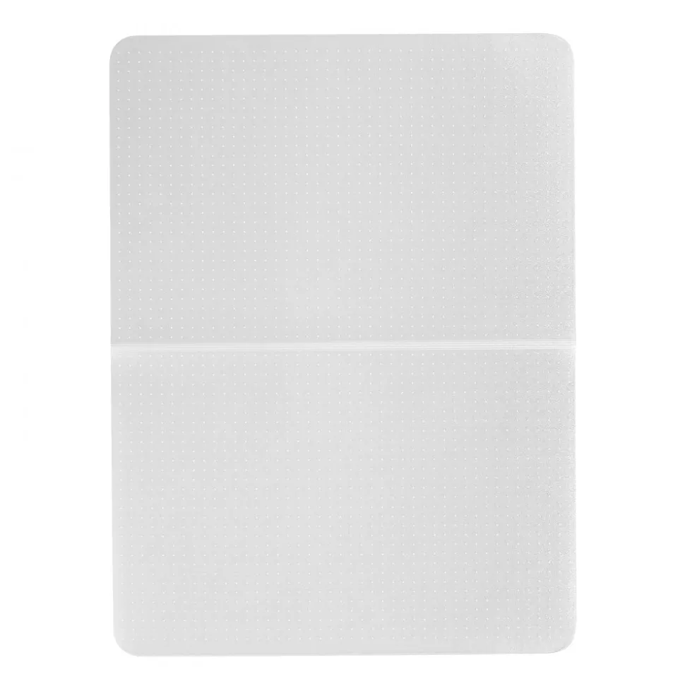 VEVOR Chair Mat, 60 x 46-inch Office Chair Mat for Low Pile Carpeted Floors, Clear Floor Protector Rug with Studded, Non-Slip & Easy to Clean, Smooth Glide Under Desk Rug for Home Office (Rectangular)