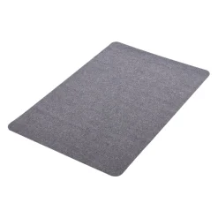 VEVOR Chair Mat, 55 x 35-inch Office Chair Mat for Hard Floors, Floor Protector for Rolling Chairs, Polyester Surface, Non-Slip & Easy to Clean, Smooth Glide Under Desk Rug for Home Office (Dark Grey)