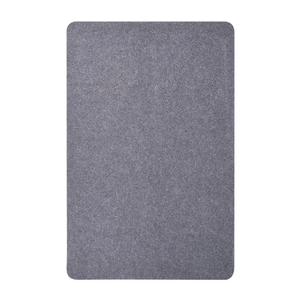 VEVOR Chair Mat, 55 x 35-inch Office Chair Mat for Hard Floors, Floor Protector for Rolling Chairs, Polyester Surface, Non-Slip & Easy to Clean, Smooth Glide Under Desk Rug for Home Office (Dark Grey)