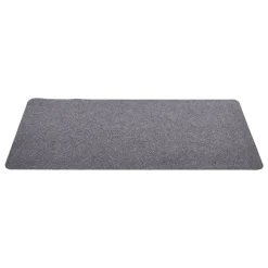 VEVOR Chair Mat, 55 x 35-inch Office Chair Mat for Hard Floors, Floor Protector for Rolling Chairs, Polyester Surface, Non-Slip & Easy to Clean, Smooth Glide Under Desk Rug for Home Office (Dark Grey)