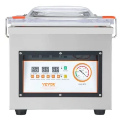 VEVOR Chamber Vacuum Sealer, 320W Sealing Power, Vacuum Packing Machine for Wet Foods, Meats, Marinades and More, Compact Size with 12.6 in Sealing Length, Applied in Home Kitchen and Commercial Use
