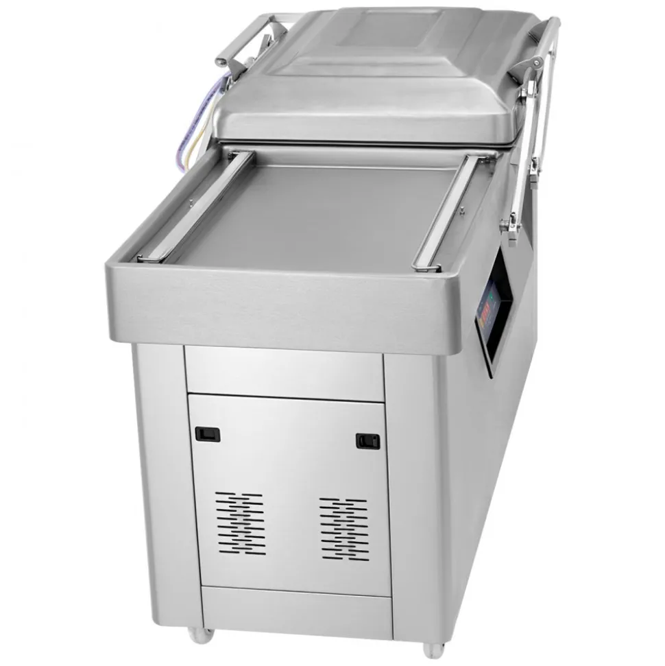 VEVOR Chamber Vacuum Sealer, 1200W Sealing Power, Vacuum Packing Machine for Wet Foods, Meats, Marinades and More, Compact Size with 23.6 in Sealing Length, Applied in Home Kitchen and Commercial Use