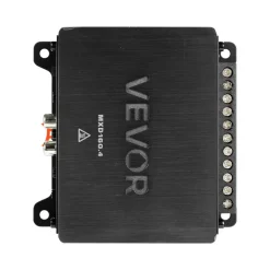 VEVOR 4 Channel Car Audio Amplifier 2 Ohm Stable Bridgeable Class D Full Range Amp Max Power 4 x 110W @ 4 Ohm / 4 x 160W @ 2 Ohm for Car SUV Truck Off-Road