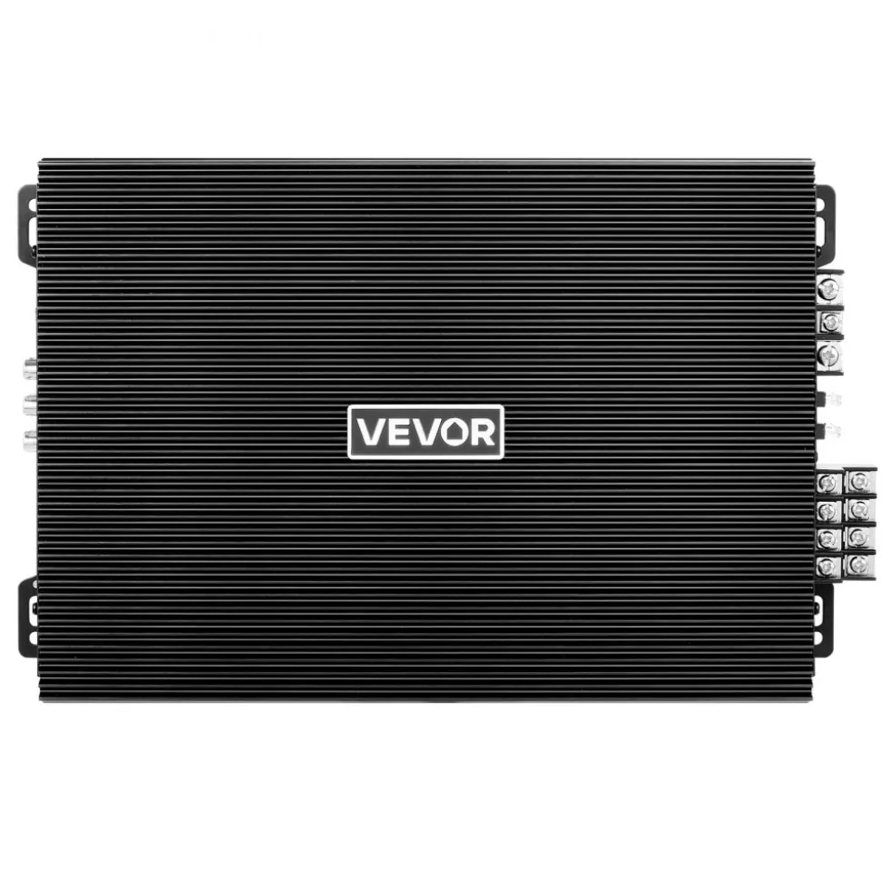 VEVOR 4 Channel Car Audio Amplifier 2 Ohm Stable Bridgeable Class A/B Full Range Amp Max Power 4 x 200W @ 4 Ohm / 4 x 400W @ 2 Ohm for Car SUV Truck Off-Road