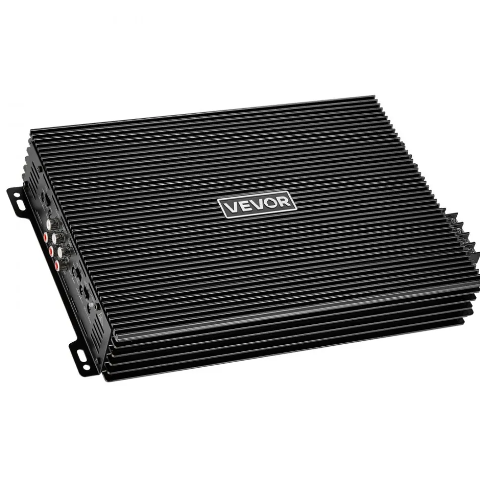VEVOR 4 Channel Car Audio Amplifier 2 Ohm Stable Bridgeable Class A/B Full Range Amp Max Power 4 x 200W @ 4 Ohm / 4 x 400W @ 2 Ohm for Car SUV Truck Off-Road