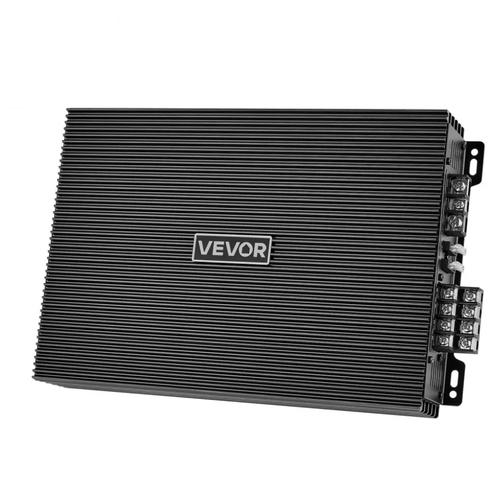 VEVOR 4 Channel Car Audio Amplifier 2 Ohm Stable Bridgeable Class A/B Full Range Amp Max Power 4 x 200W @ 4 Ohm / 4 x 400W @ 2 Ohm for Car SUV Truck Off-Road