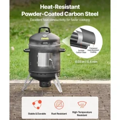 VEVOR Charcoal Smoker, 16
