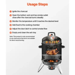 VEVOR Charcoal Smoker, 16