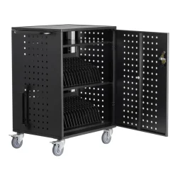 VEVOR Charging Cart, 36 Device Mobile Charging Station, Up to 15.6 in Screen Size, Office and Classroom Mobile Charging Cart, for Chromebook, Tablet and Laptop