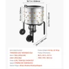VEVOR Chicken Plucker Machine, 19.7 in Drum, 750W & 275RPM Electric Chicken Plucking Machine with 98 Soft Fingers & Transport Wheels, Stainless Steel Feather Remover for Processing 2 Chicks Once