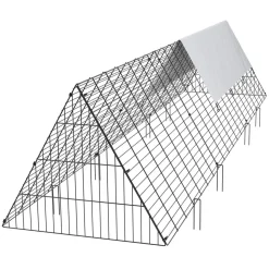 VEVOR Chicken Tunnels, 118.1 x 28 x 24.2 inch (LxWxH) Chicken Tunnels for Yard, Portable Chicken Tunnels for Outside Easy Installation, Chicken Coop Run, Suitable for Chickens, Ducks, Rabbits