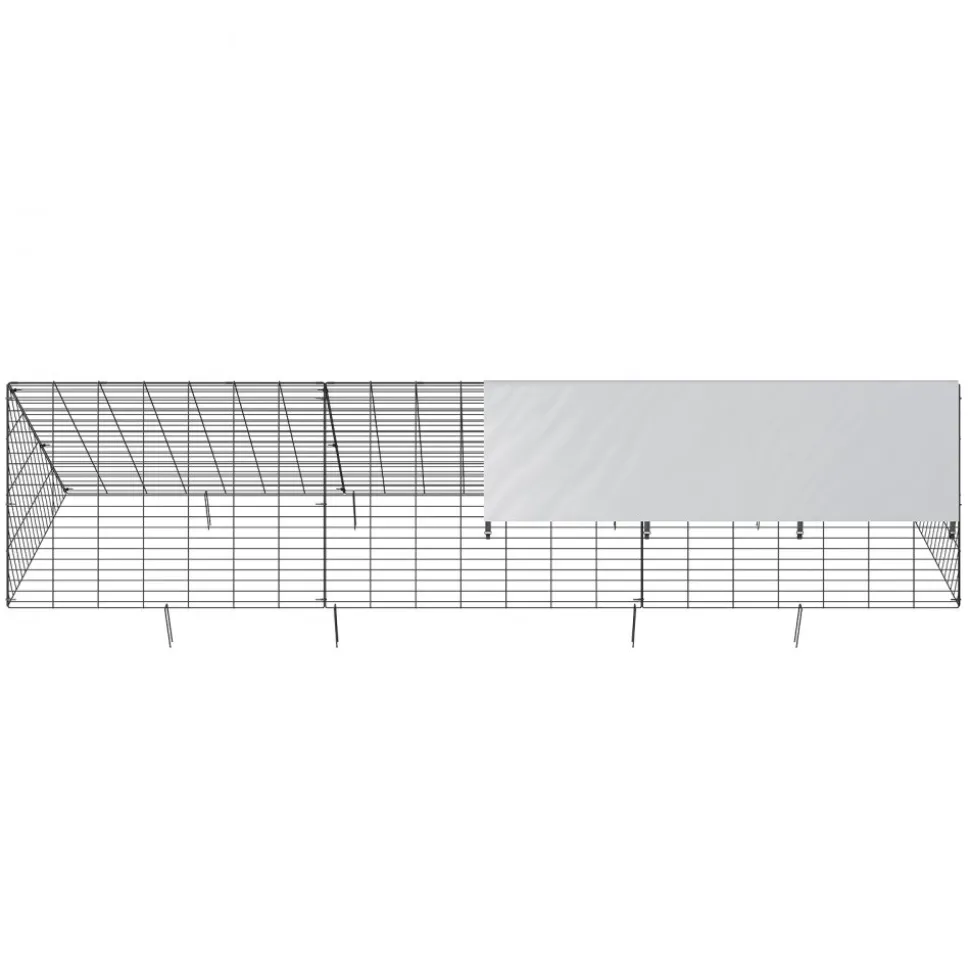 VEVOR Chicken Tunnels, 118.1 x 28 x 24.2 inch (LxWxH) Chicken Tunnels for Yard, Portable Chicken Tunnels for Outside Easy Installation, Chicken Coop Run, Suitable for Chickens, Ducks, Rabbits